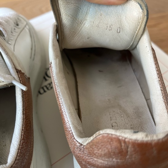 Alexander McQueen Oversized Leather Women's sneakers - Picture 7 of 8